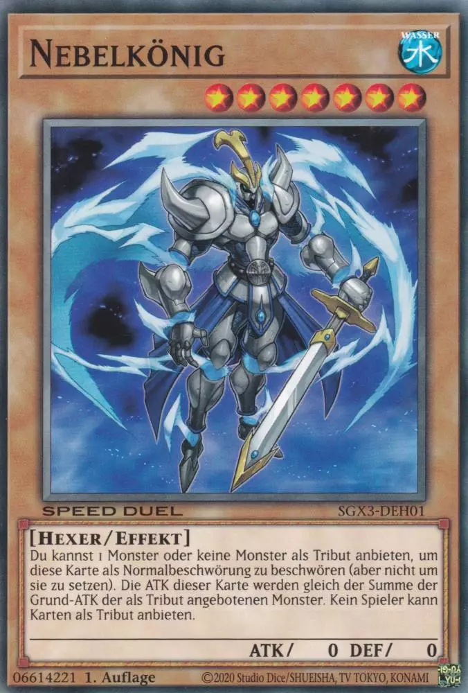 sgx3-deh01-nebelkoenig-common-speed-duel-gx-duelists-of-shadows Nebelkönig SGX3-DEH01 ist in Common Yu-Gi-Oh Karte aus Speed Duel GX: Duelists of Shadows 1.Auflage