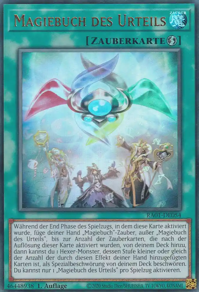 ra01-de054-ur-magiebuch-des-urteils-ultra-rare-25th-anniversary-rarity-collection Magiebuch des Urteils RA01-DE054 ist in Ultra Rare Yu-Gi-Oh Karte aus 25th Anniversary Rarity Collection 1.Auflage