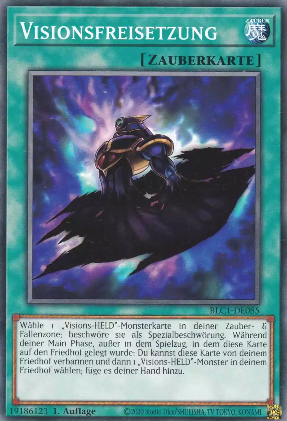 Visionsfreisetzung BLC1-DE085 ist in Common Yu-Gi-Oh Karte aus Battles of Legend Chapter 1 1.Auflage
