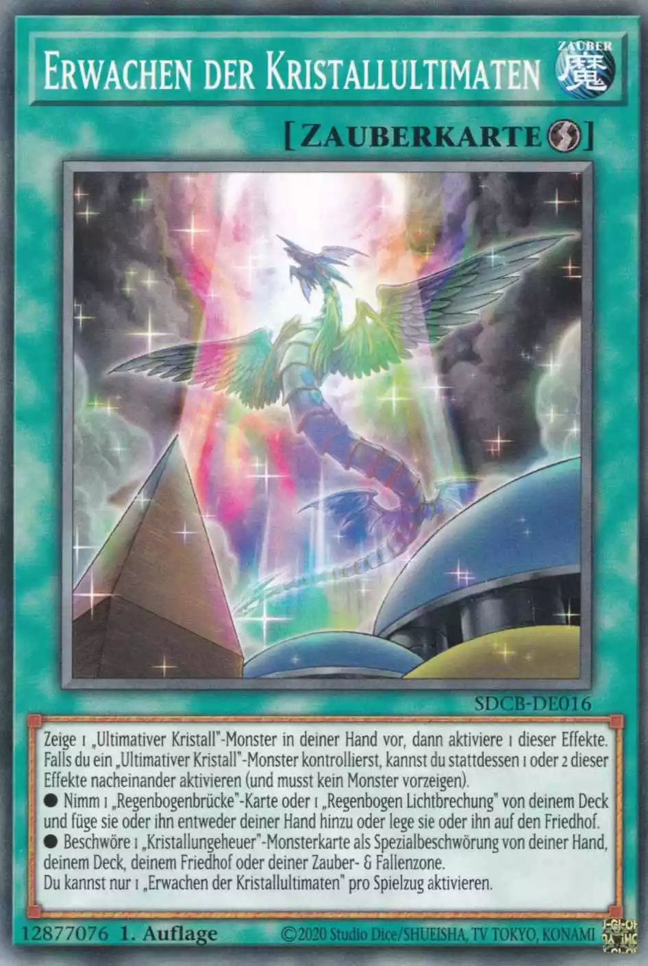 Erwachen der Kristallultimaten SDCB-DE016 ist in Common Yu-Gi-Oh Karte aus Structure Deck: Legend of the Crystal Beasts 1.Auflage