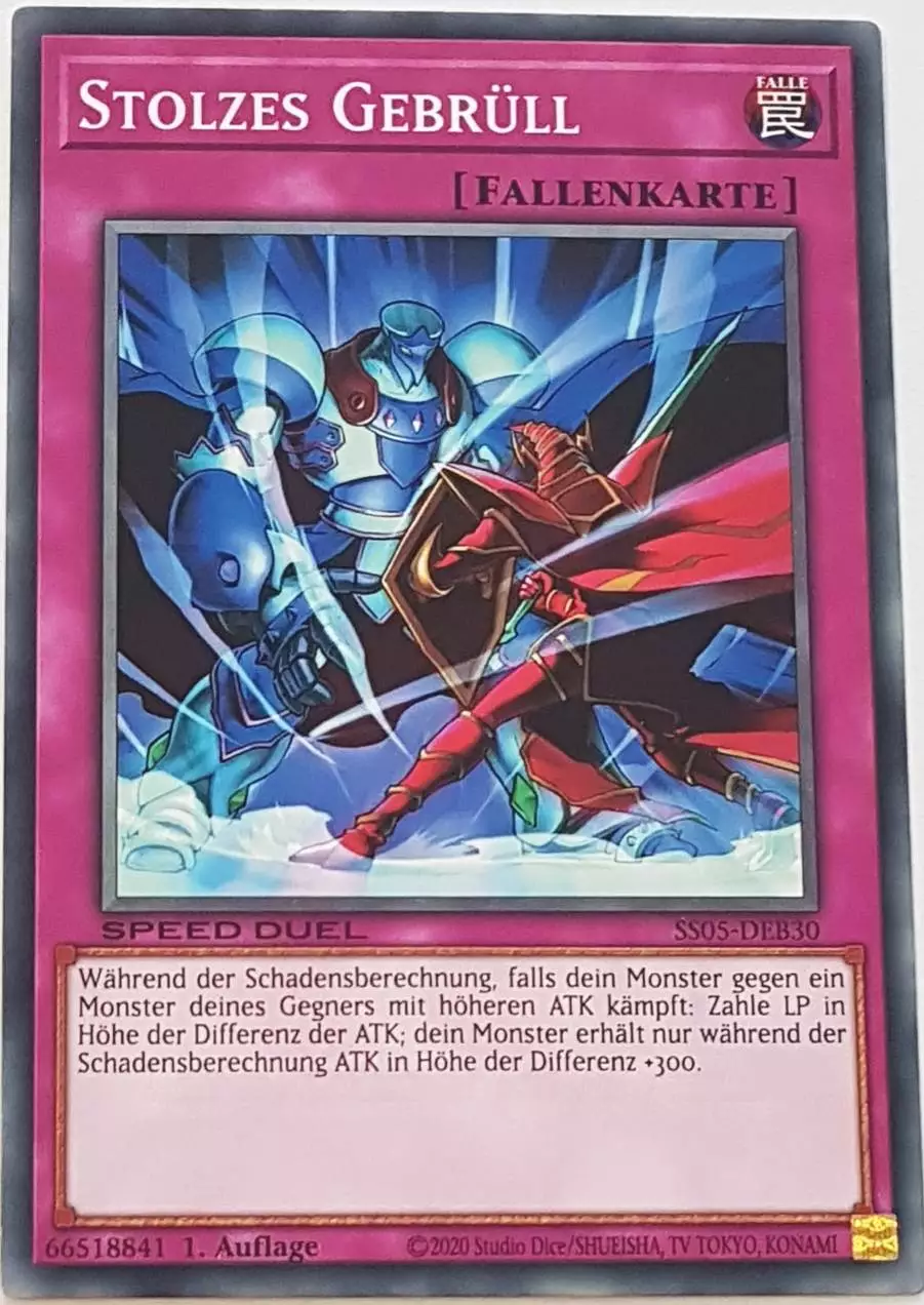 Stolzes Gebrüll SS05-DEB30 ist in Common Yu-Gi-Oh Karte aus Twisted Nightmares 1.Auflage