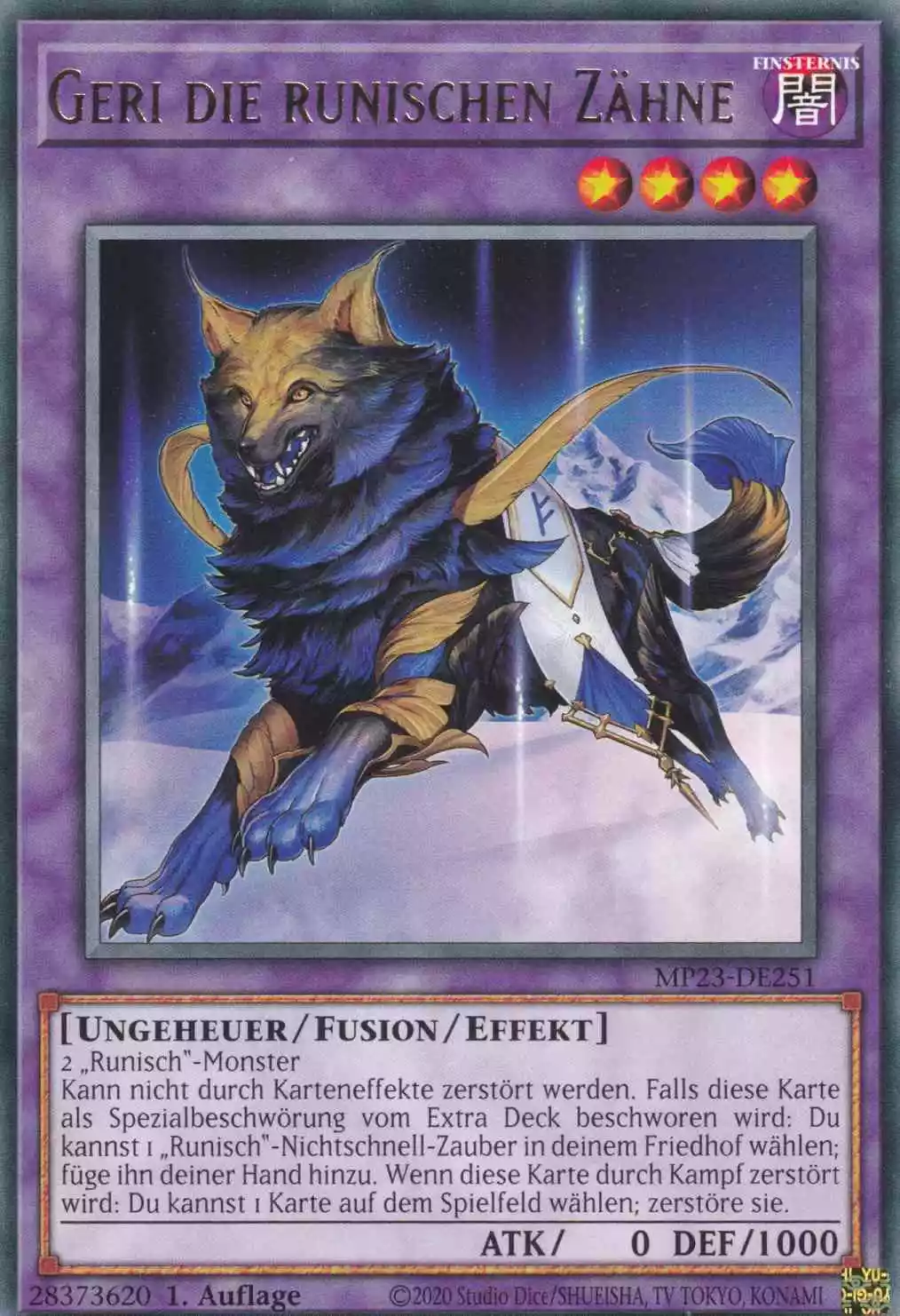 mp23-de251-geri-die-runischen-zaehne-rare-25th-anniversary-tin-dueling-heroes Geri die runischen Zähne MP23-DE251 ist in Rare Yu-Gi-Oh Karte aus 25th Anniversary Tin Dueling Heroes 1.Auflage