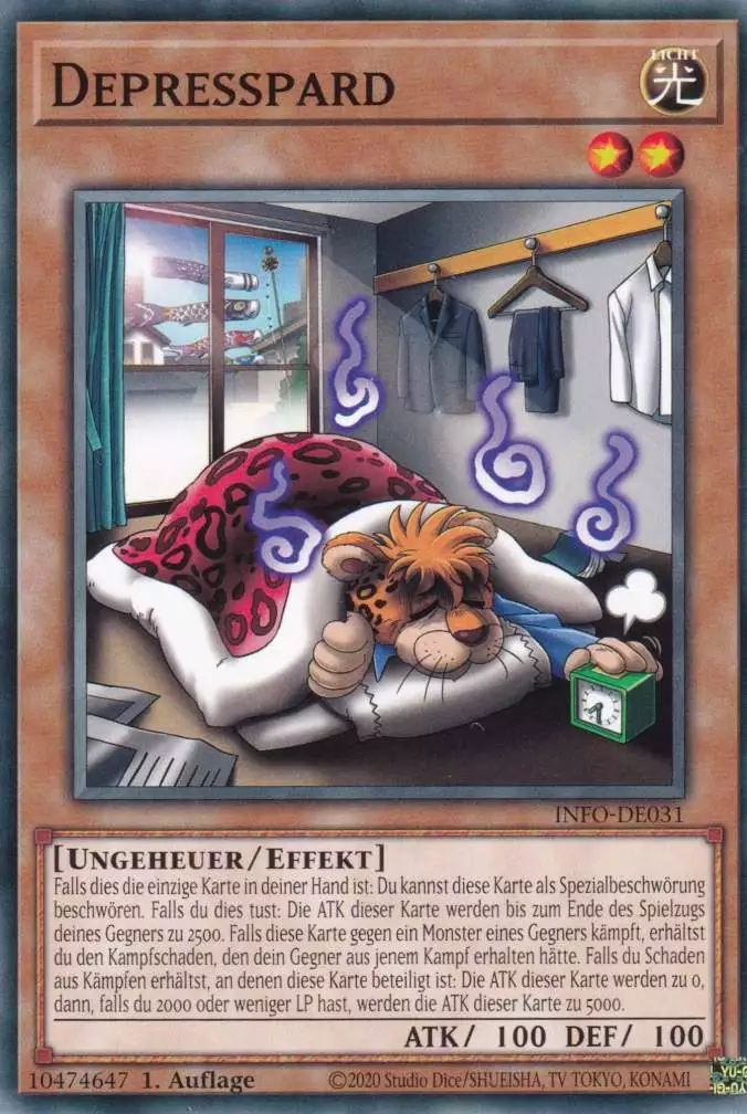 Depresspard INFO-DE031 ist in Common Yu-Gi-Oh Karte aus The Infinite Forbidden 1.Auflage