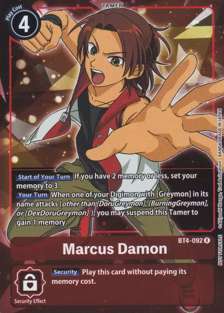 bt4-092-a-marcus-damon-alternative-art-holo-great-legend-bt04 Marcus Damon BT4-092 ist in Alternative Art Holo. Die Digimon Karte ist aus Great Legend BT04