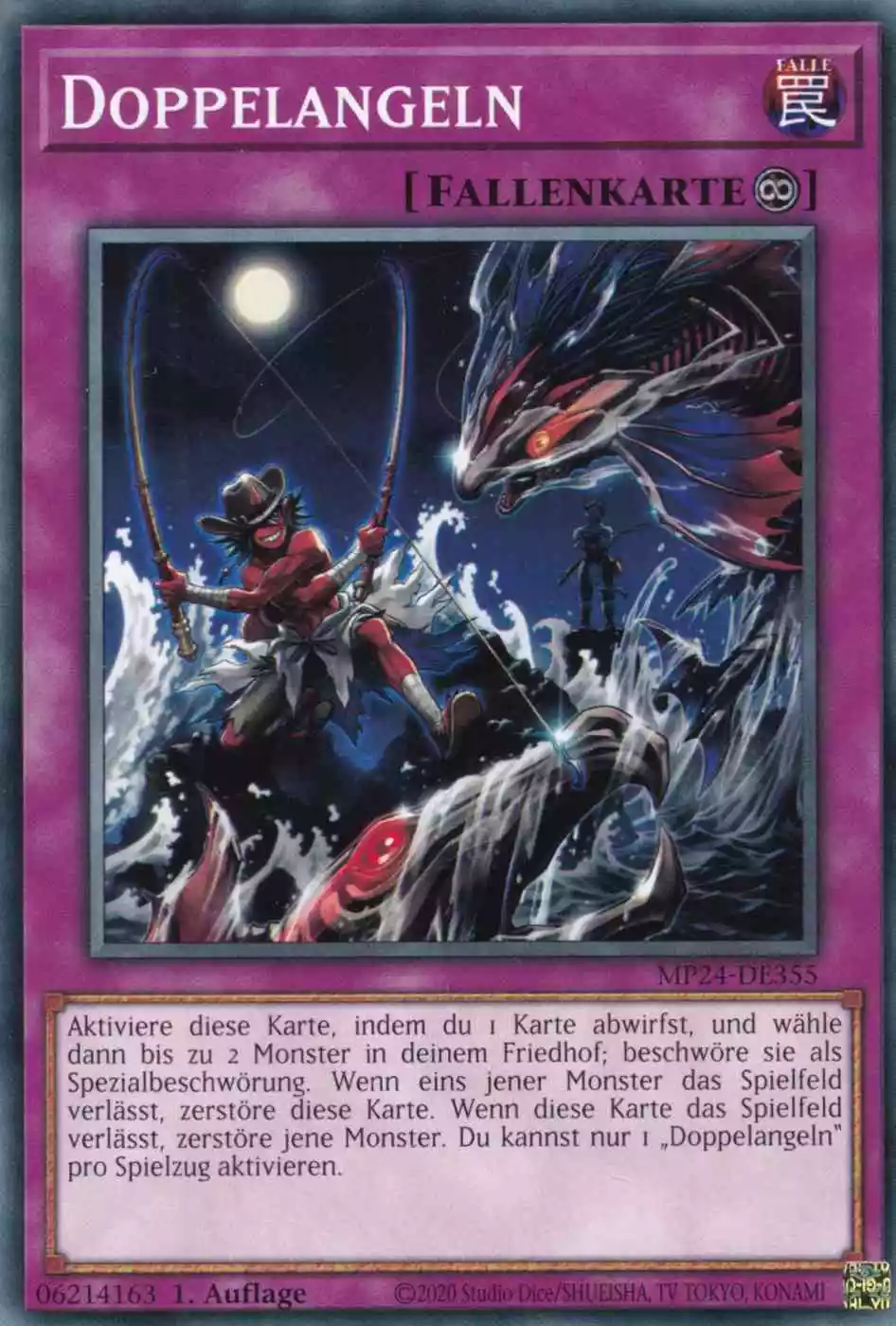 Doppelangeln MP24-DE355 ist in Common Yu-Gi-Oh Karte aus 25th Anniversary Tin Dueling Mirrors 1.Auflage