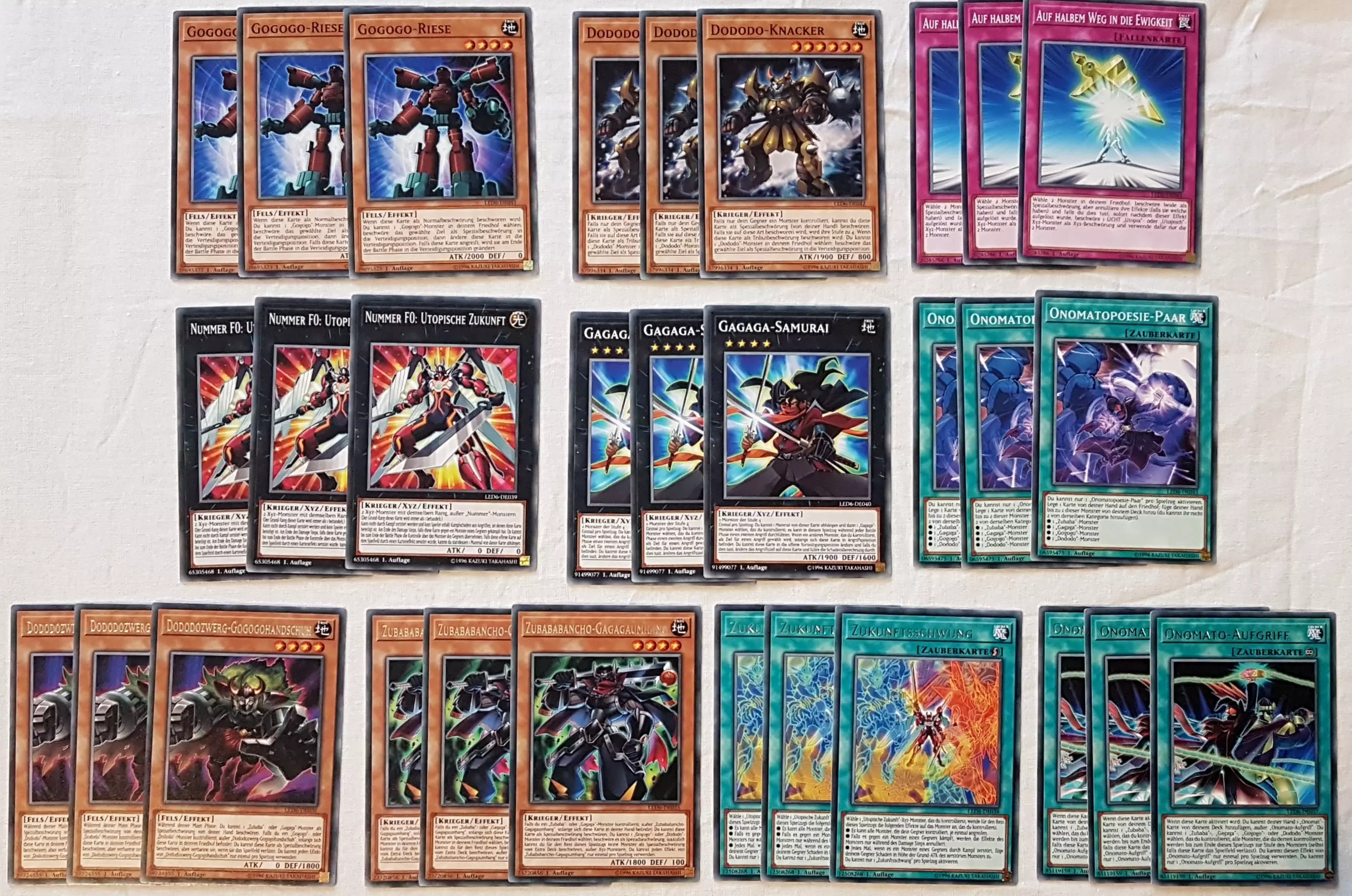 Gagaga-Magier Deck Core 30 Karten 1. Auflage LED6