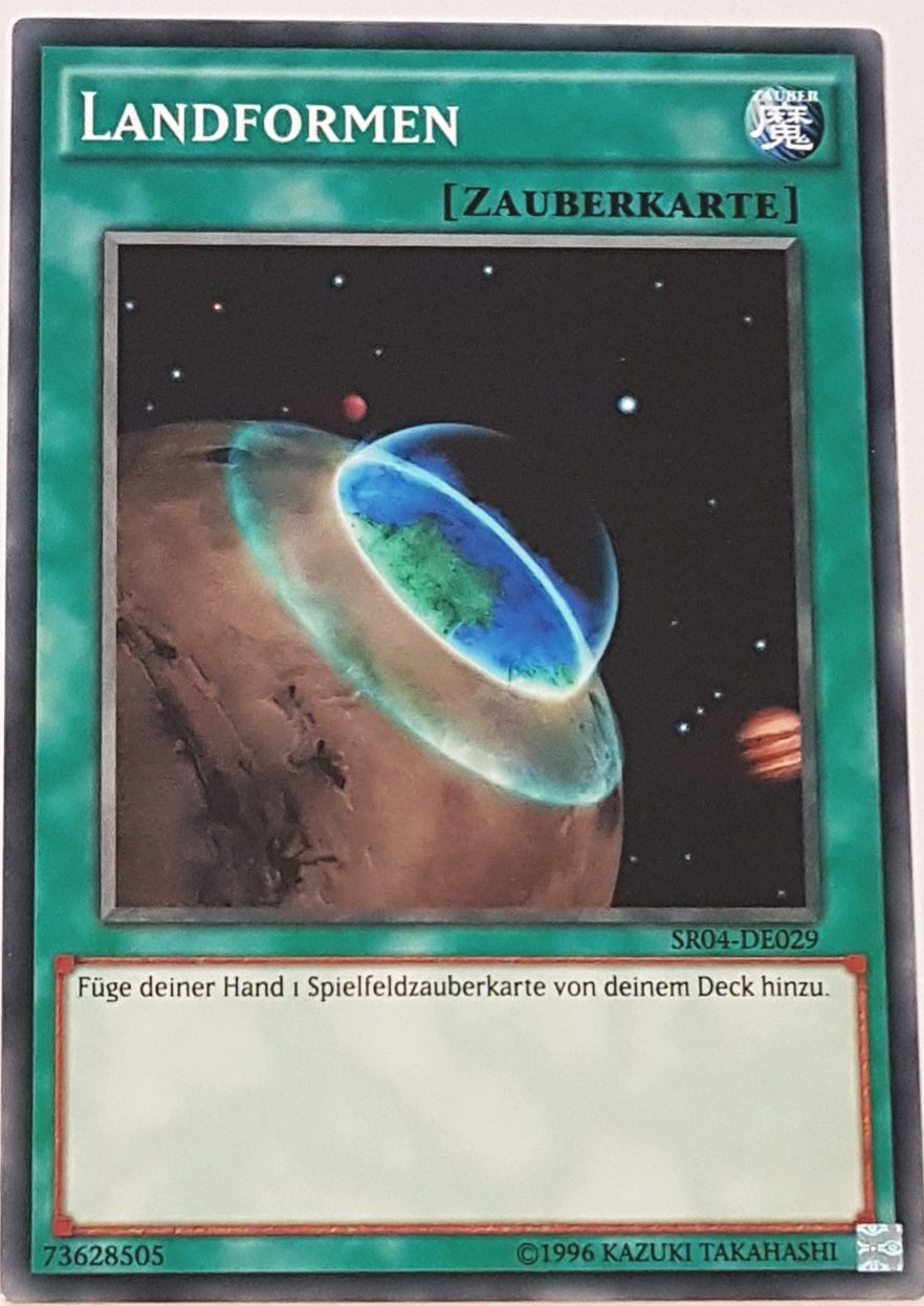 Landformen SR04-DE029 ist in Common Yu-Gi-Oh Karte aus Dinosmasher's Fury 