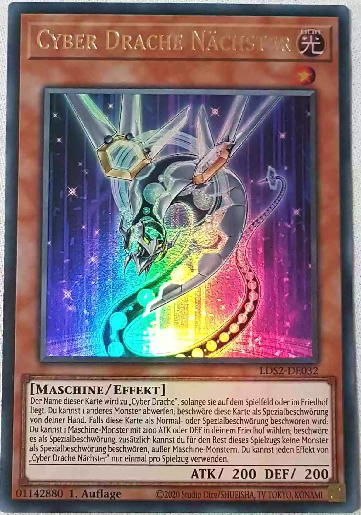 Cyber Drache Nächster LDS2-DE032 ist in Ultra Rare Yu-Gi-Oh Karte aus Legendary Duelists: Season 2 1.Auflage