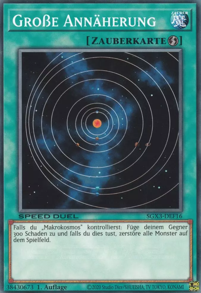sgx3-def16-grosse-annaeherung-common-speed-duel-gx-duelists-of-shadows Große Annäherung SGX3-DEF16 ist in Common Yu-Gi-Oh Karte aus Speed Duel GX: Duelists of Shadows 1.Auflage