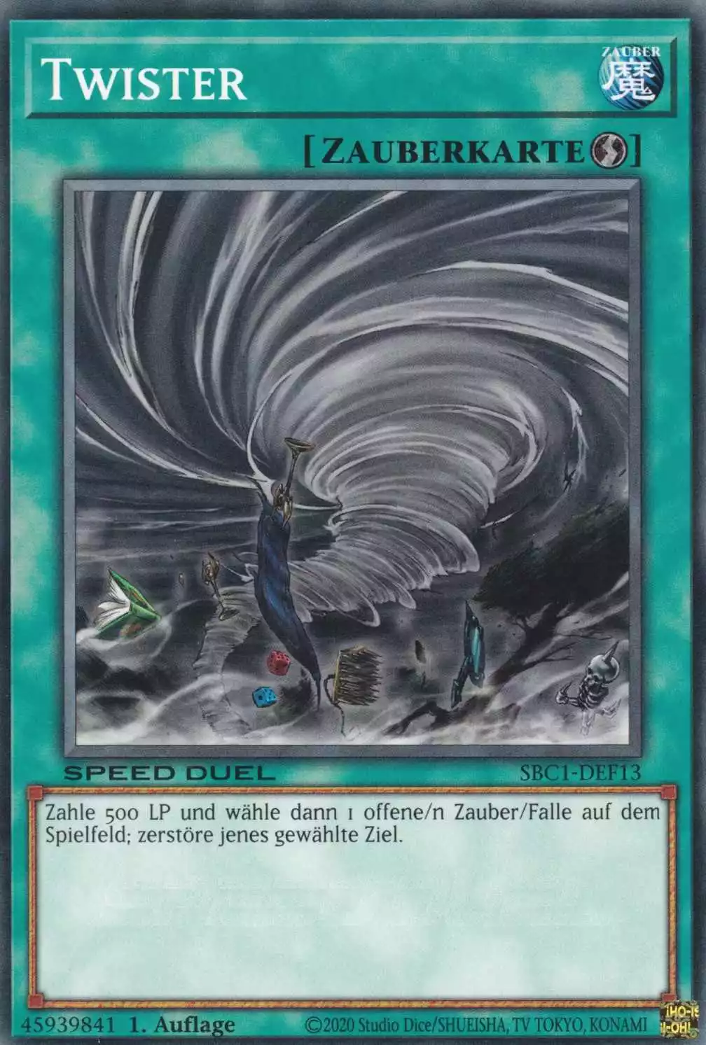 Twister SBC1-DEF13 ist in Common Yu-Gi-Oh Karte aus Streets of Battle City 1.Auflage