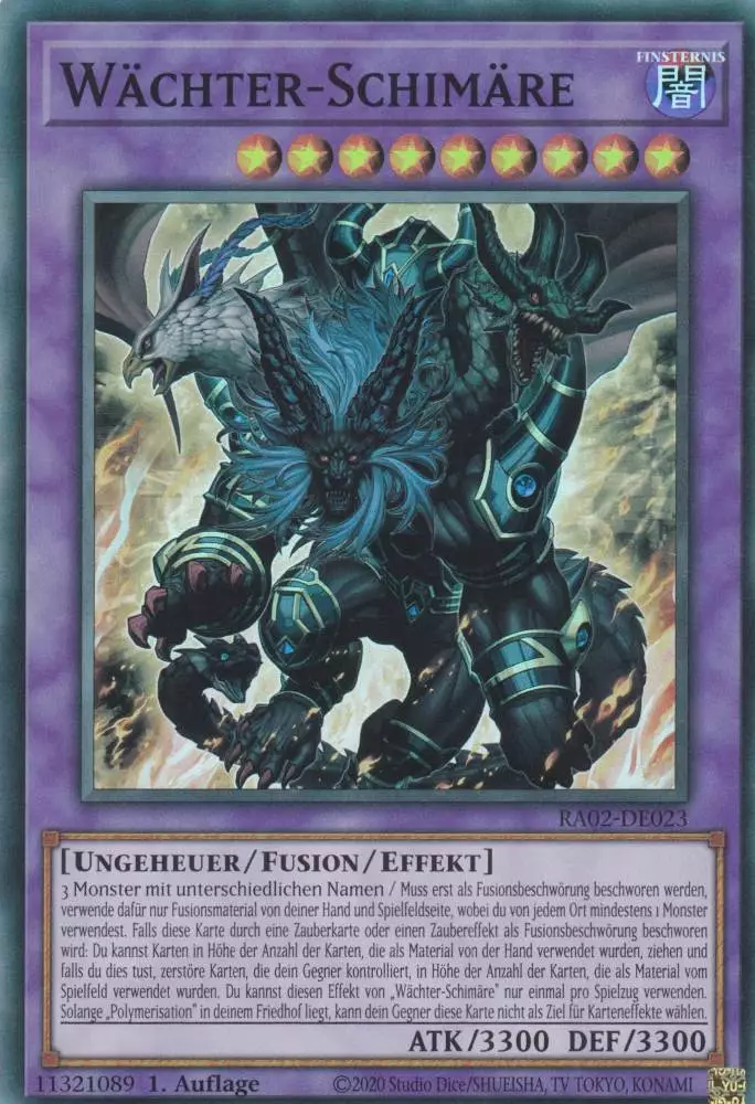 Wächter-Schimäre RA02-DE023 ist in Super Rare Yu-Gi-Oh Karte aus 25th Anniversary Rarity Collection 2 1.Auflage