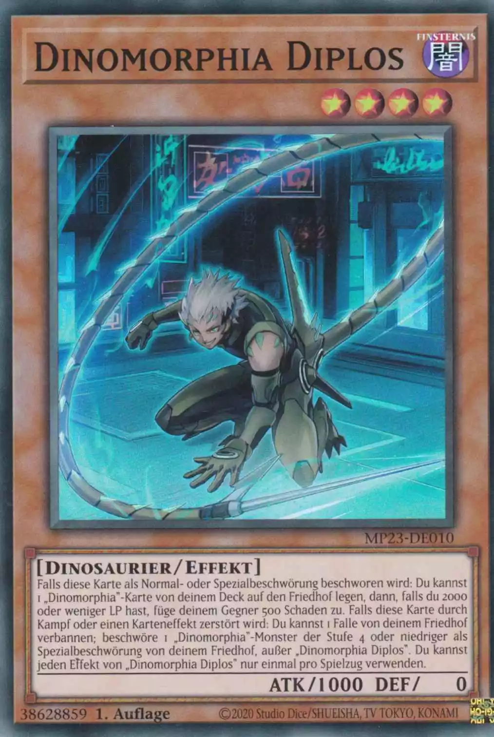 mp23-de010-dinomorphia-diplos-super-rare-25th-anniversary-tin-dueling-heroes Dinomorphia Diplos MP23-DE010 ist in Super Rare Yu-Gi-Oh Karte aus 25th Anniversary Tin Dueling Heroes 1.Auflage