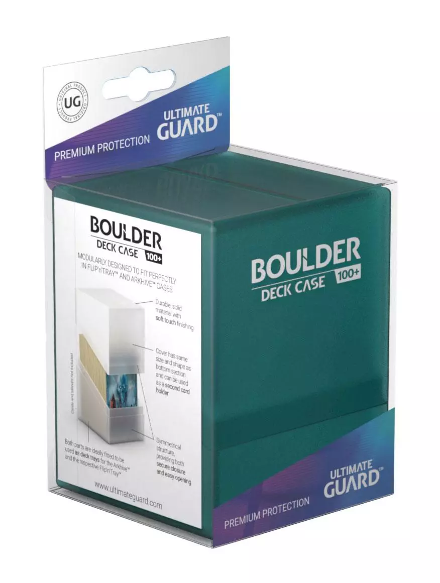 Ultimate Guard Boulder Deck Case 100+ Malachite