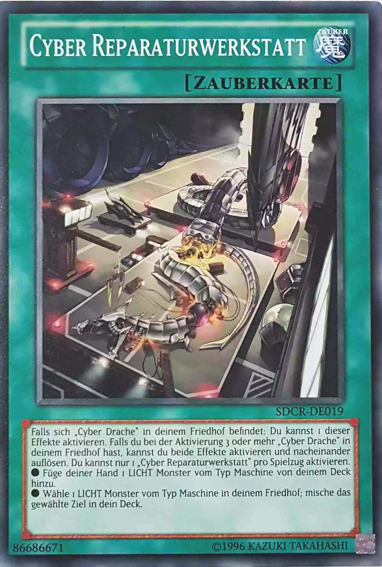 Cyber Reparaturwerkstatt SDCR-DE019 ist in Common Yu-Gi-Oh Karte aus Cyber Dragon Revolution 