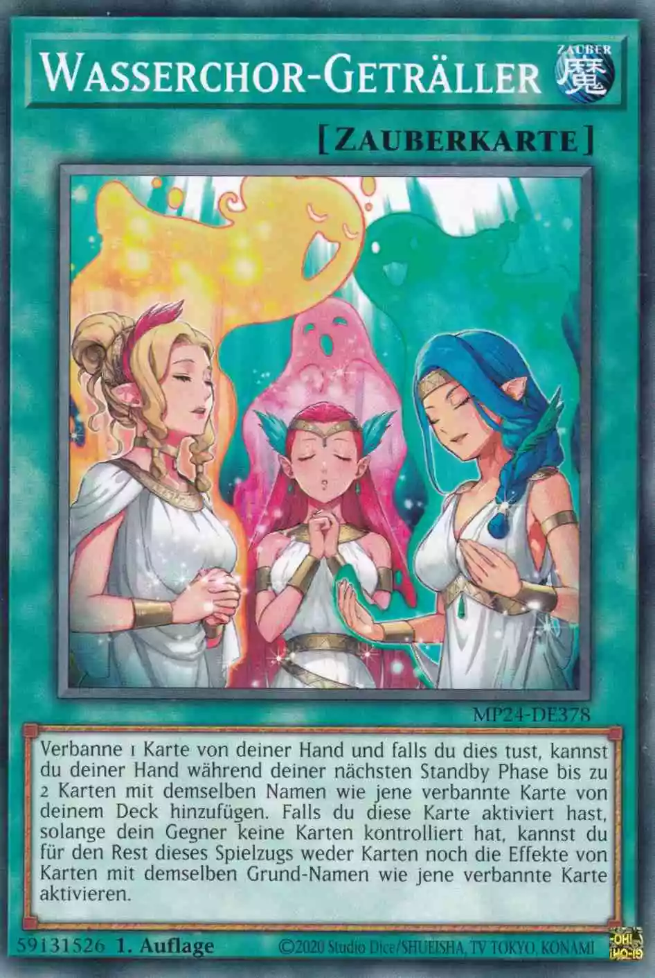 Wasserchor-Geträller MP24-DE378 ist in Common Yu-Gi-Oh Karte aus 25th Anniversary Tin Dueling Mirrors 1.Auflage