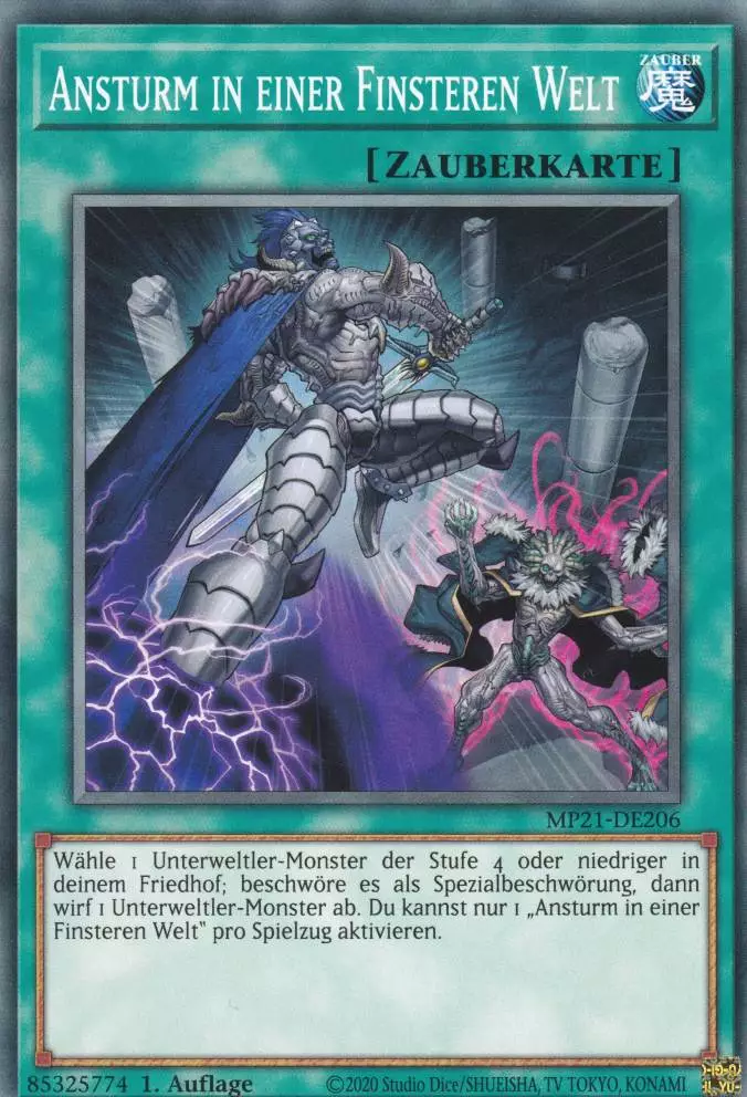 mp21-de206-ansturm-in-einer-finsteren-welt-common-tin-of-ancient-battles Ansturm in einer Finsteren Welt MP21-DE206 ist in Common Yu-Gi-Oh Karte aus Tin of Ancient Battles 1.Auflage