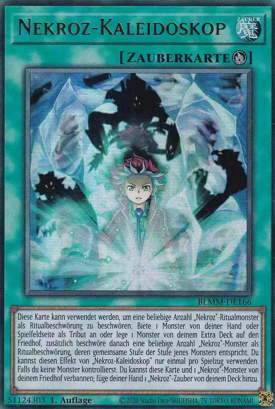 Nekroz-Kaleidoskop Ultra Rare BLMM-DE166 Yugioh Karte Nekroz-Kaleidoskop BLMM-DE166 ist in Ultra Rare Yu-Gi-Oh Karte aus Battles of Legend Monster Mayhem 1.Auflage