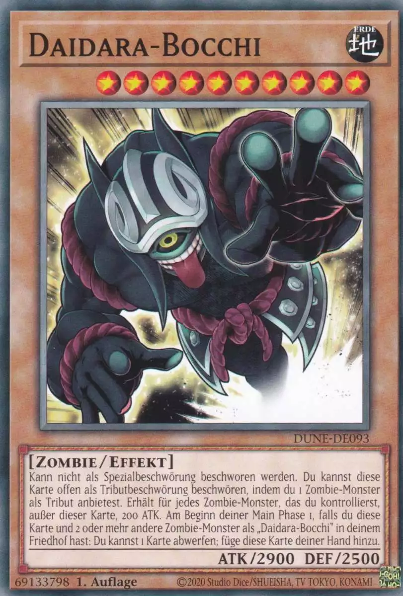 Daidara-Bocchi DUNE-DE093 ist in Common Yu-Gi-Oh Karte aus Duelist Nexus 1.Auflage