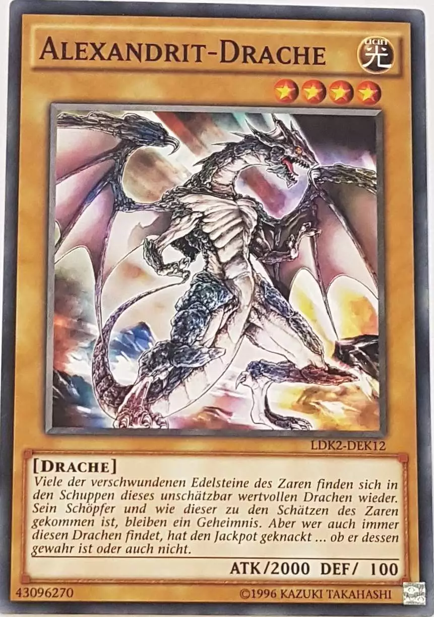 Alexandrit-Drache LDK2-DEK12 ist in Common Yu-Gi-Oh Karte aus Legendary Decks 2 