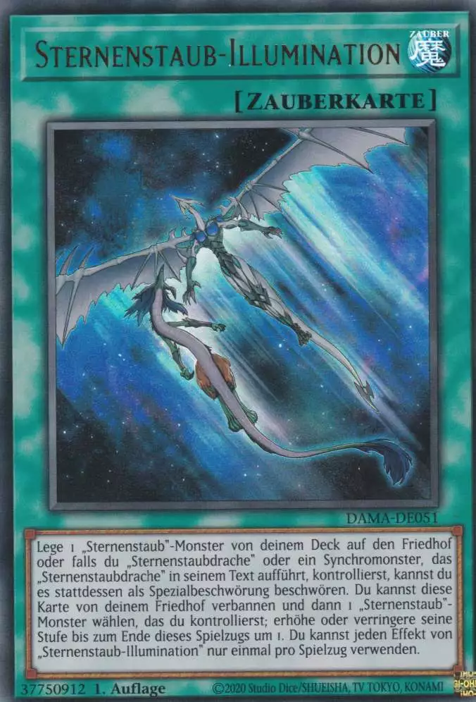 dama-de051-sternenstaub-illumination-ultra-rare-dawn-of-majesty Sternenstaub-Illumination DAMA-DE051 ist in Ultra Rare Yu-Gi-Oh Karte aus Dawn of Majesty 1.Auflage