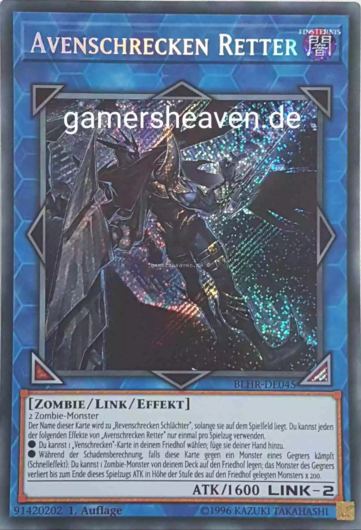 Avenschrecken Retter BLHR-DE045 ist in Secret Rare aus Battles of Legend: Hero's Revenge 1.Auflage