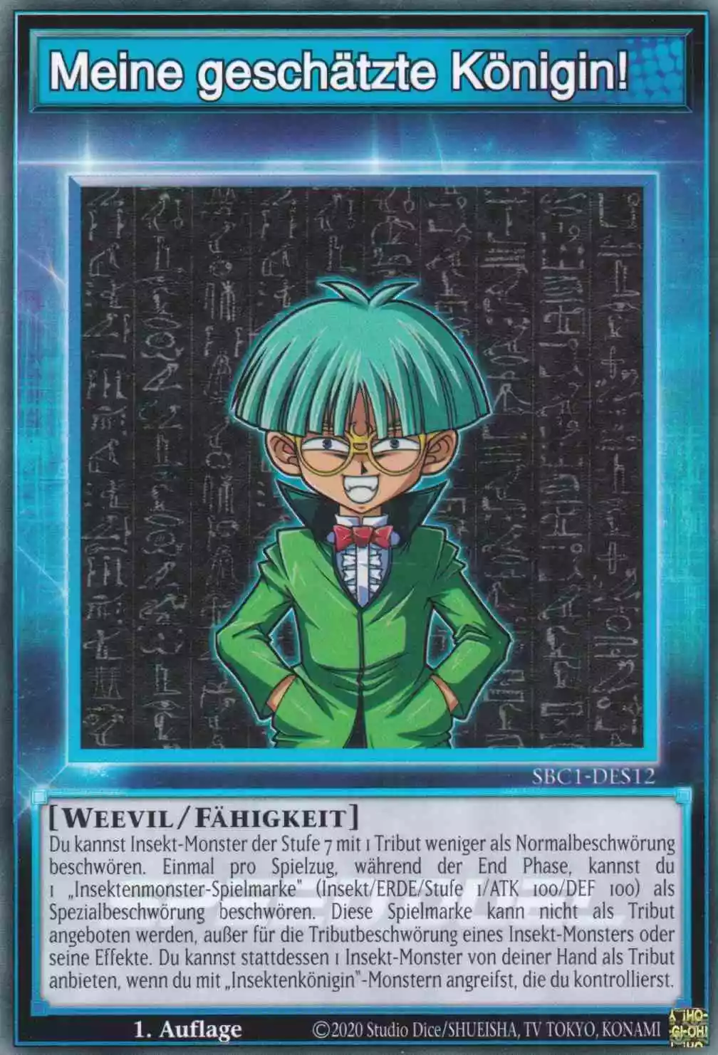 Meine geschätzte Königin! SBC1-DES12 ist in Common Yu-Gi-Oh Karte aus Streets of Battle City 1.Auflage