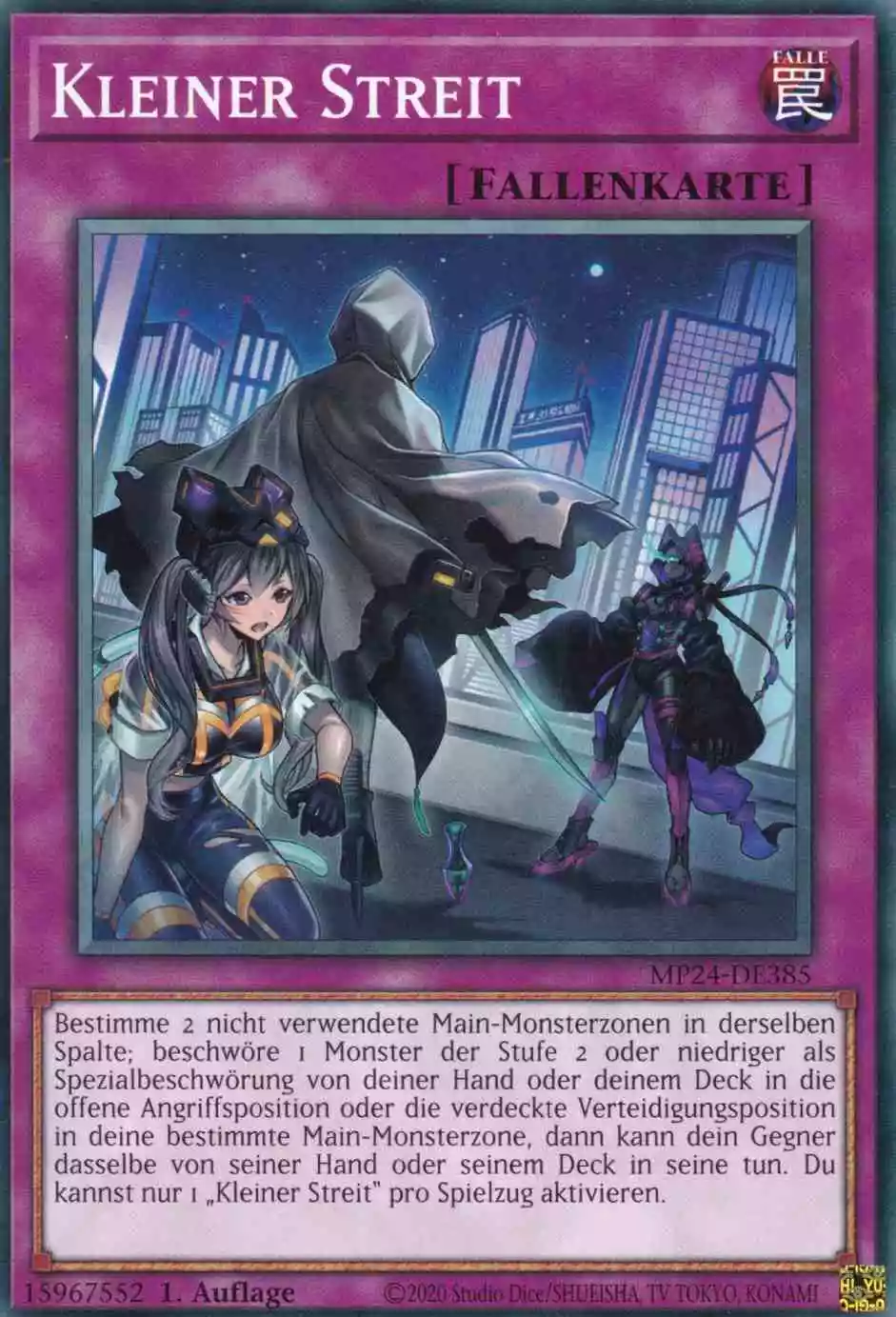 Kleiner Streit MP24-DE385 ist in Common Yu-Gi-Oh Karte aus 25th Anniversary Tin Dueling Mirrors 1.Auflage