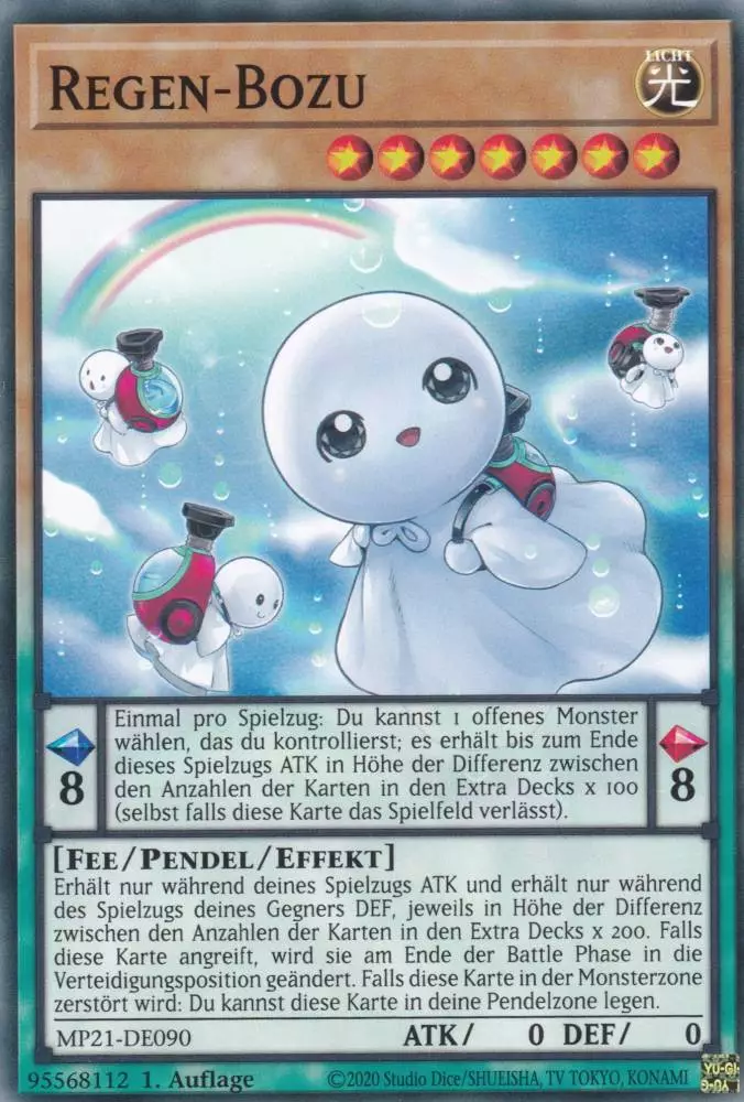 Regen-Bozu MP21-DE090 ist in Common Yu-Gi-Oh Karte aus Tin of Ancient Battles 1.Auflage