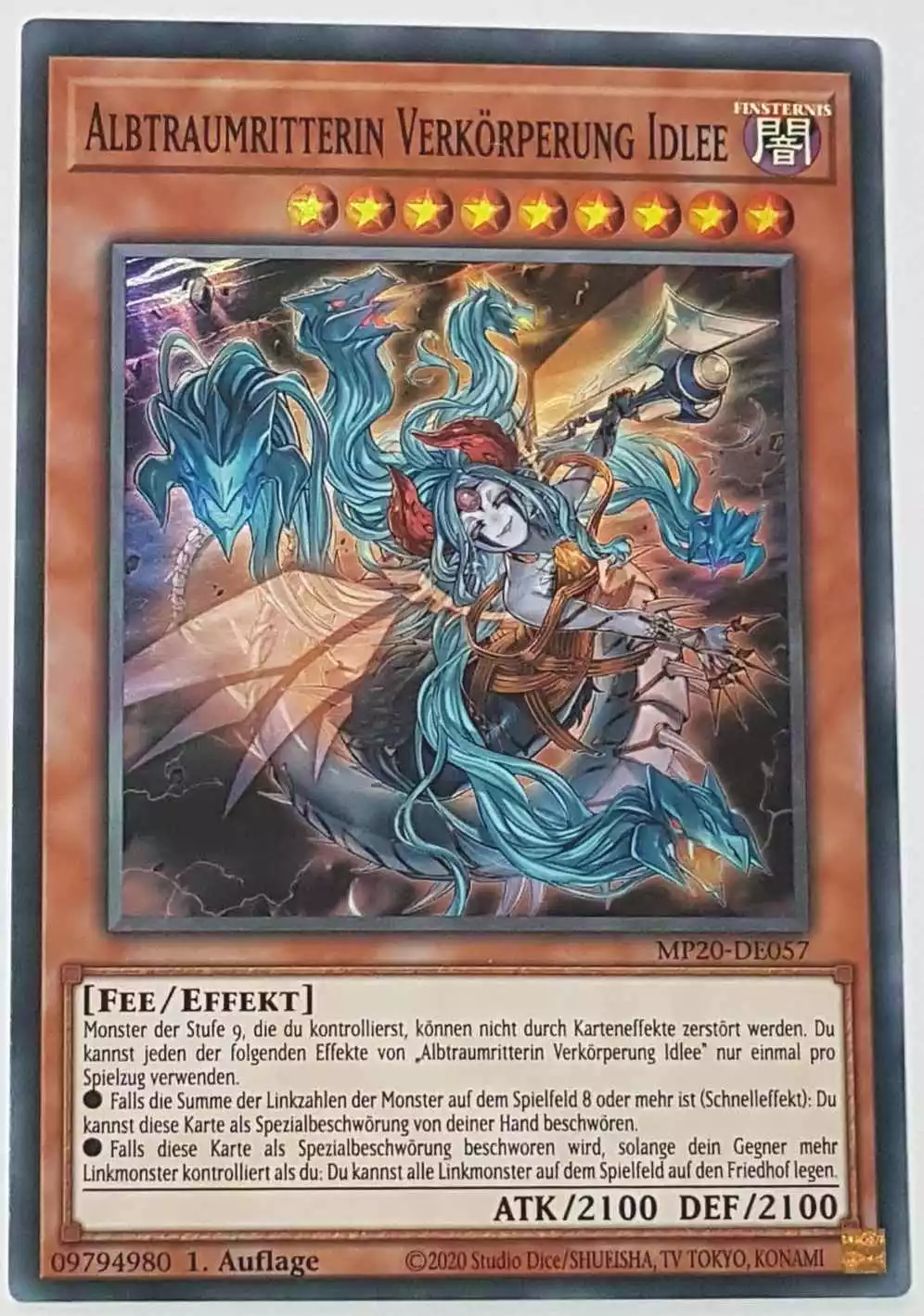 Albtraumritterin Verkörperung Idlee MP20-DE057 ist in Super Rare Yu-Gi-Oh Karte aus 2020 Tin of Lost Memories 1.Auflage