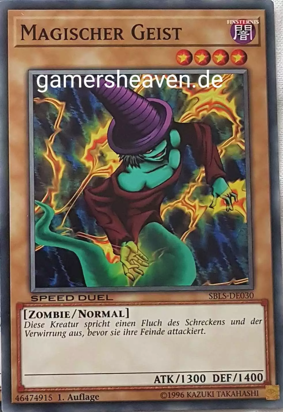 Magischer Geist SBLS-DE030 ist in Common Yu-Gi-Oh Karte aus Speed Duel Arena of Lost Souls 1. Auflage