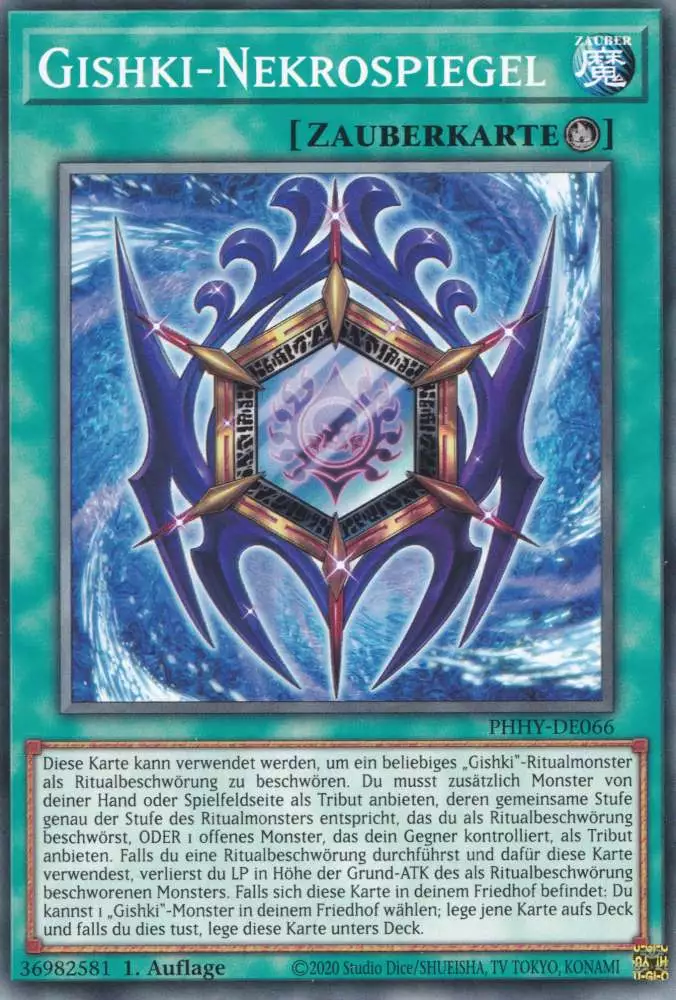 Gishki-Nekrospiegel PHHY-DE066 ist in Common Yu-Gi-Oh Karte aus Photon Hypernova 1.Auflage