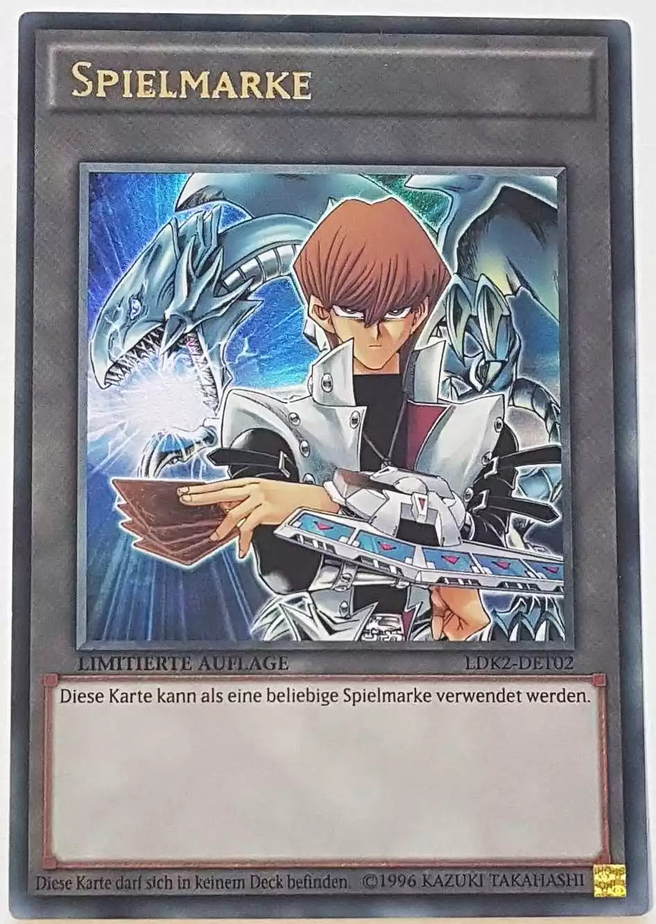 Spielmarke Kaiba LDK2-DET02 ist in Ultra Rare Yu-Gi-Oh Karte aus Legendary Decks 2 Limitierte Auflage 