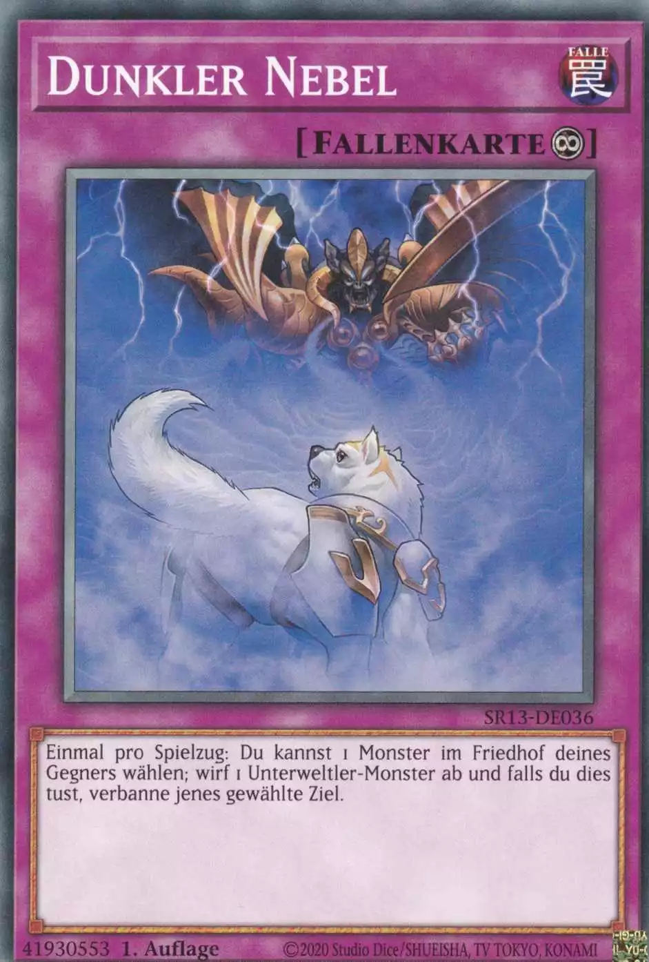 Dunkler Nebel SR13-DE036 ist in Common Yu-Gi-Oh Karte aus Dark World 1.Auflage