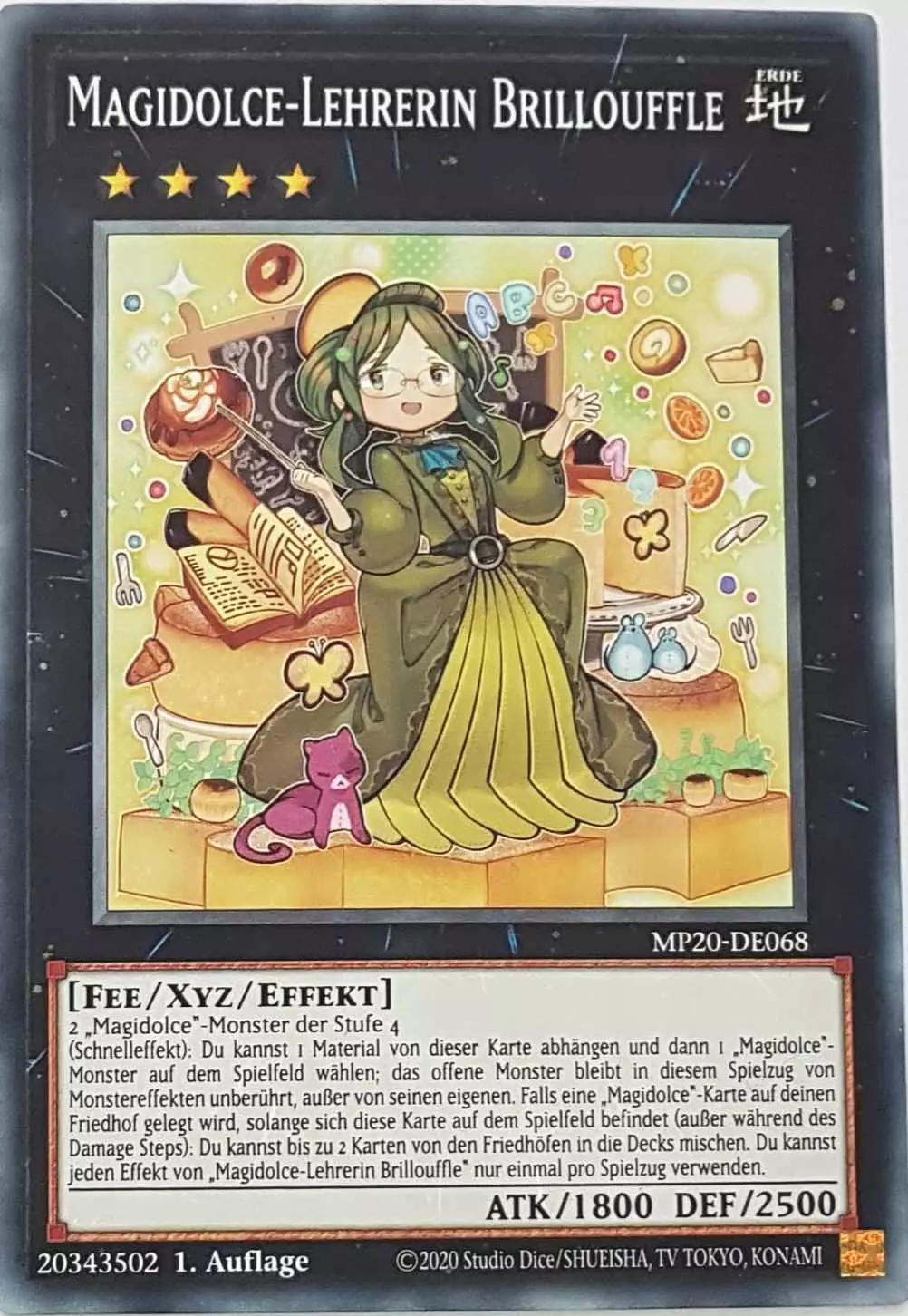 Magidolce-Lehrerin Brillouffle MP20-DE068 ist in Common Yu-Gi-Oh Karte aus 2020 Tin of Lost Memories 1.Auflage