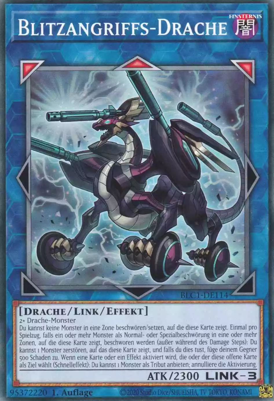 blc1-de114-blitzangriffs-drache-common-battles-of-legend-chapter-1 Blitzangriffs-Drache BLC1-DE114 ist in Common Yu-Gi-Oh Karte aus Battles of Legend Chapter 1 1.Auflage