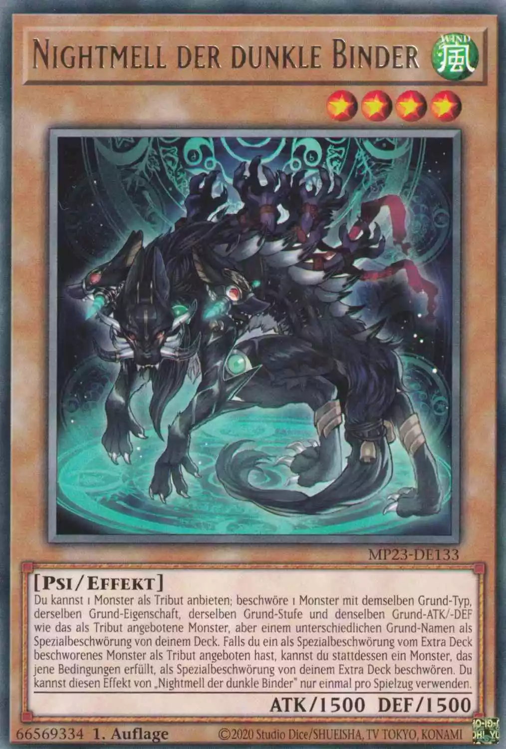 Nightmell der dunkle Binder MP23-DE133 ist in Rare Yu-Gi-Oh Karte aus 25th Anniversary Tin Dueling Heroes 1.Auflage
