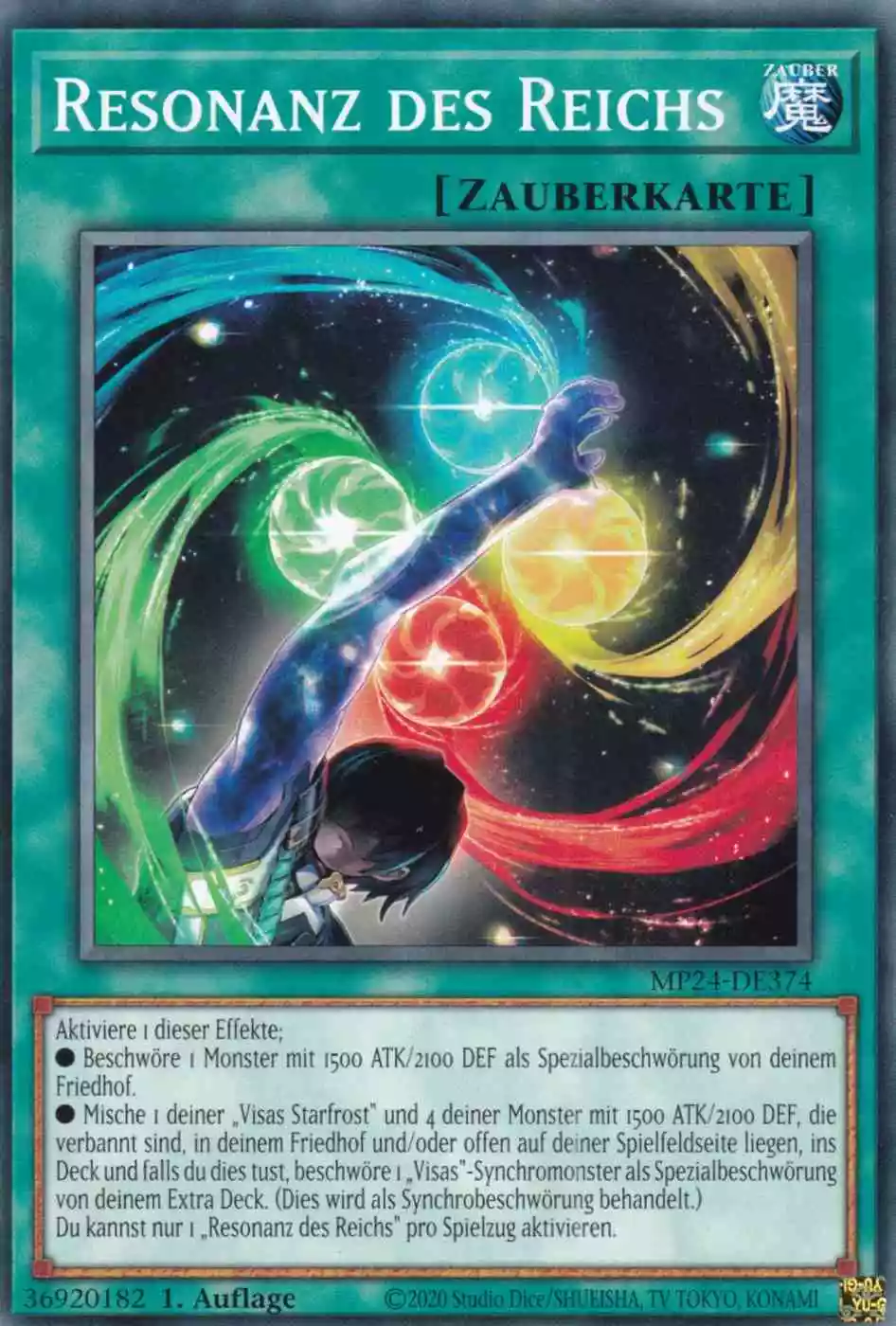 Resonanz des Reichs MP24-DE374 ist in Common Yu-Gi-Oh Karte aus 25th Anniversary Tin Dueling Mirrors 1.Auflage