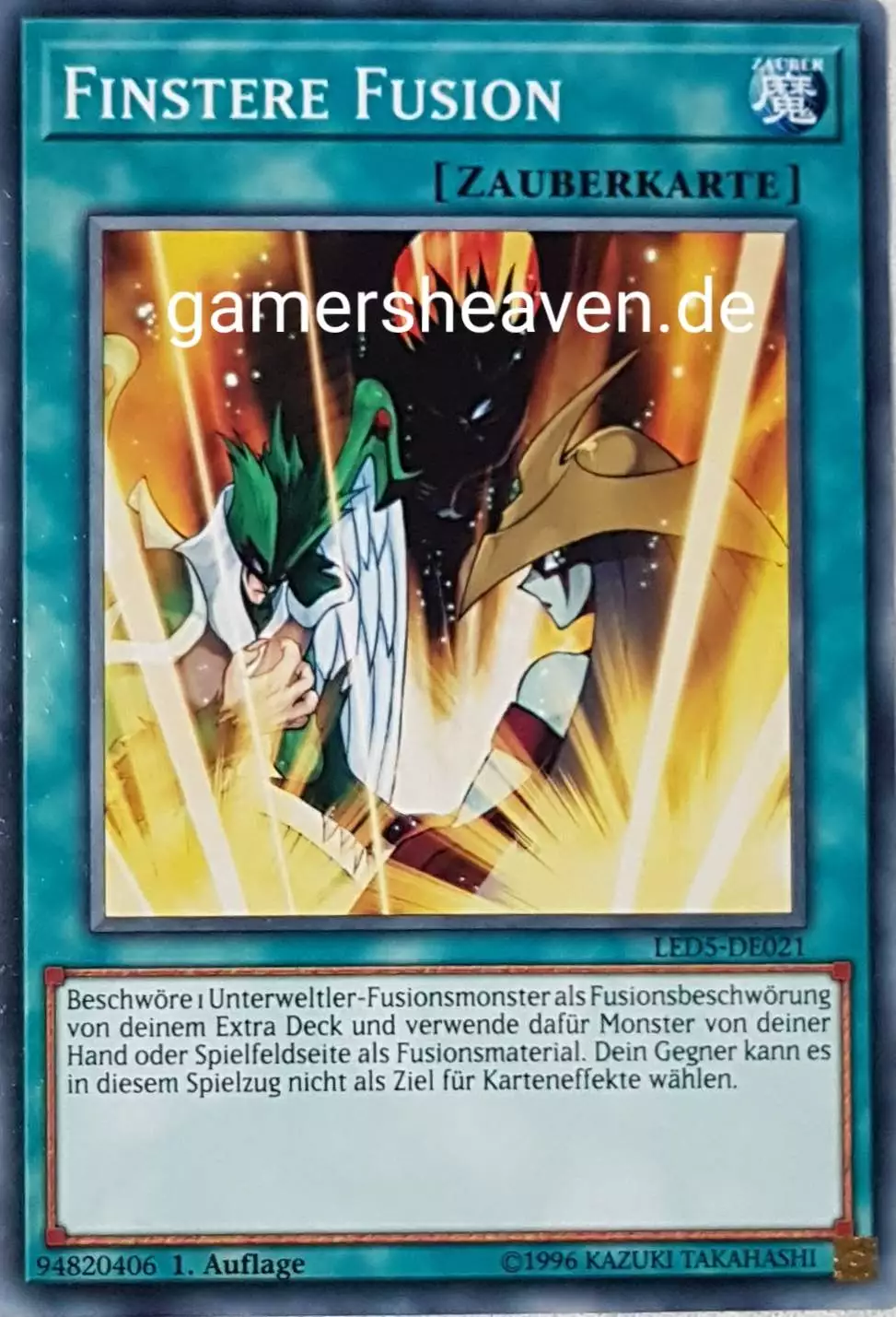 Finstere Fusion LED5-DE021 ist in Common aus Legendary Duelists: Immortal Destiny 1.Auflage