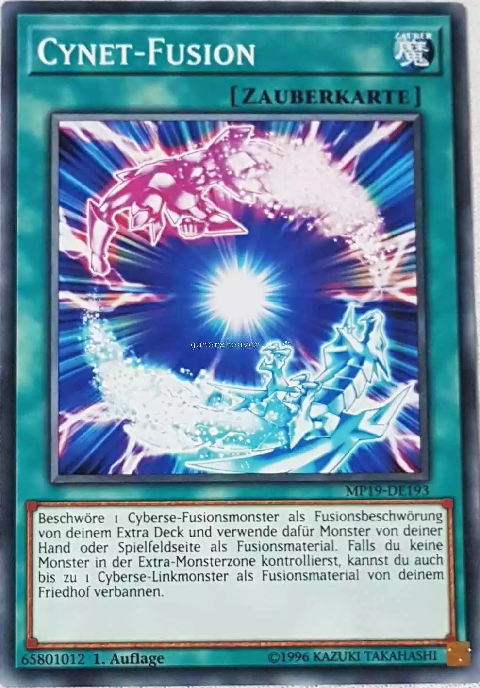Cynet-Fusion MP19-DE193 ist in Common aus Gold Sarcophagus Tin 2019 1.Auflage