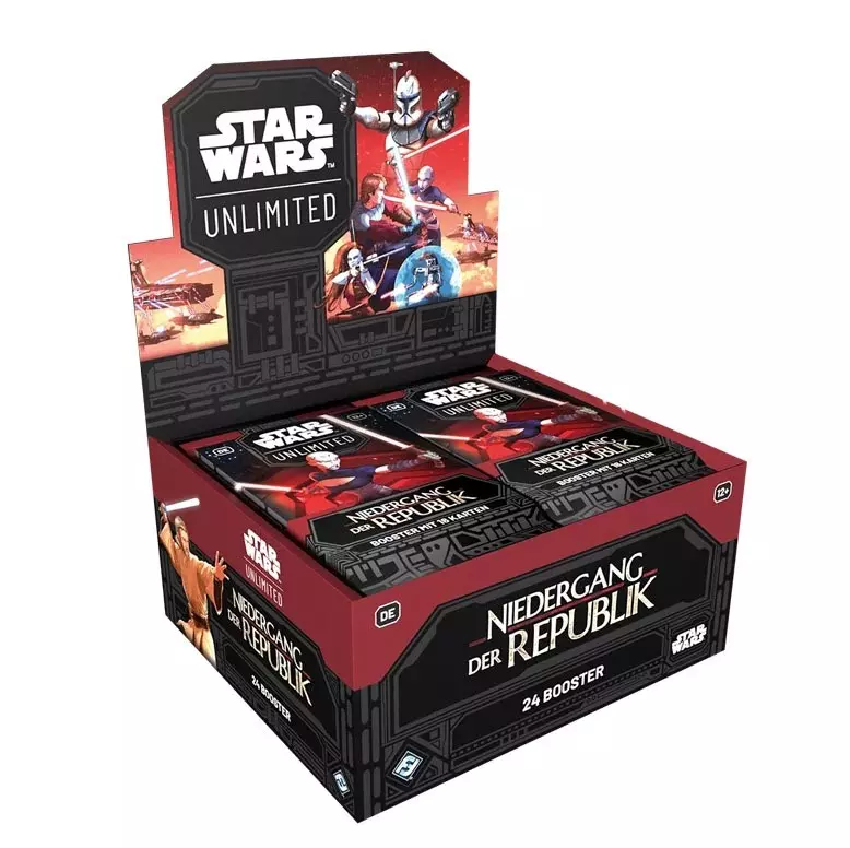 Star Wars Unlimited Booster Display - Niedergang der Republik Edition