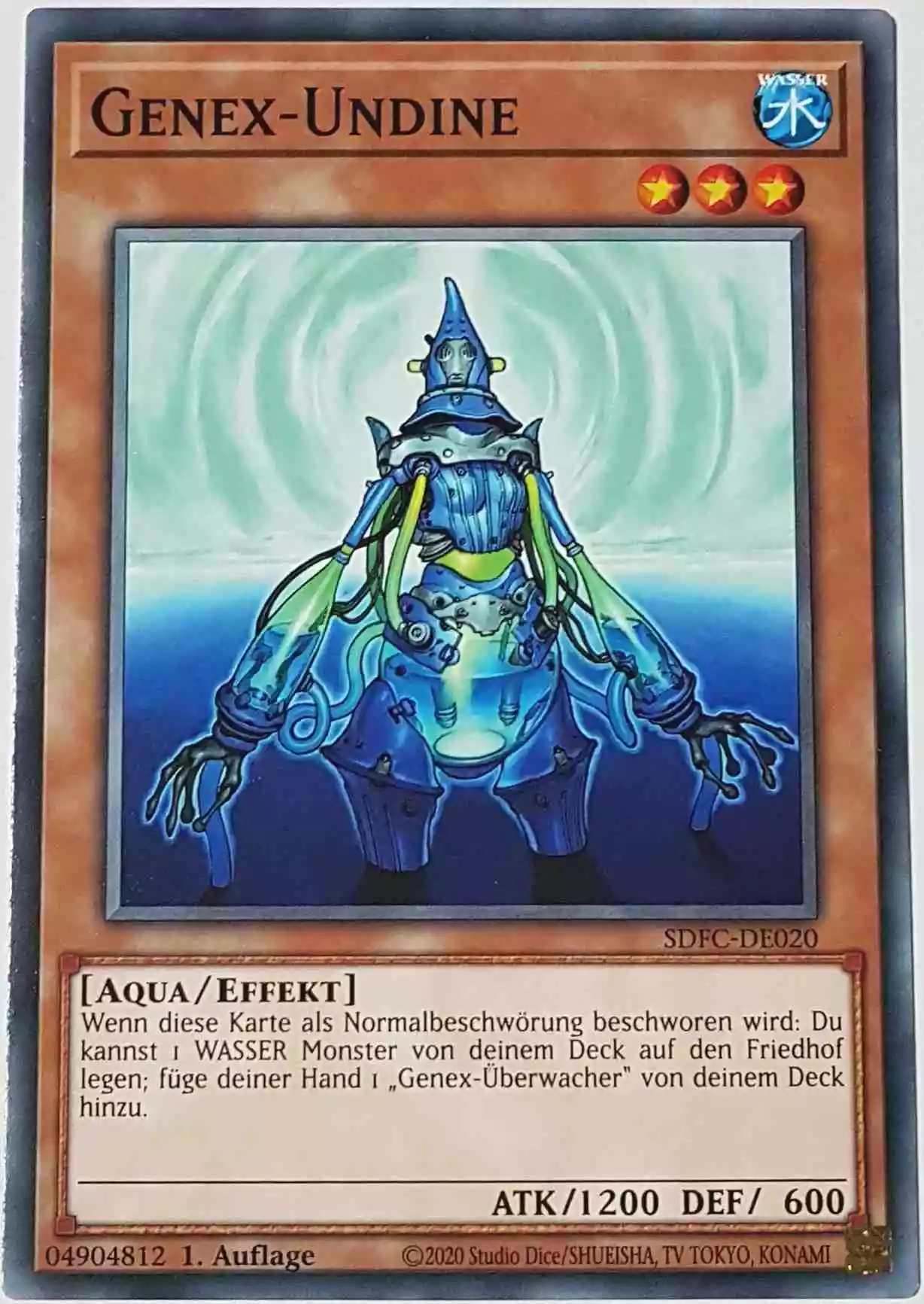 Genex-Undine SDFC-DE020 ist in Common Yu-Gi-Oh Karte aus Freezing Chains 1.Auflage