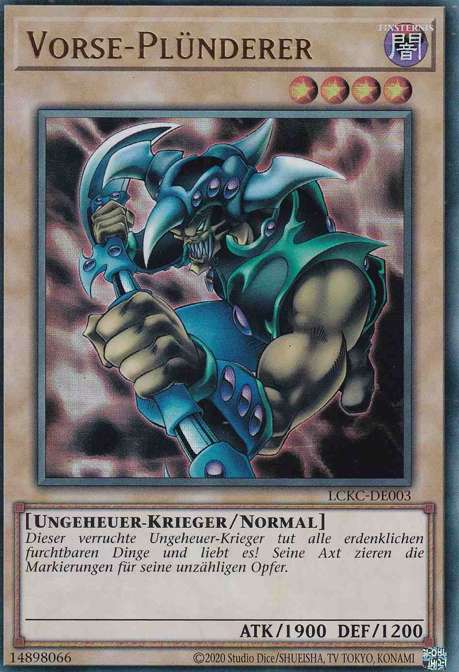 Vorse-Plünderer Ultra Rare LCKC-DE003 Yugioh Karte Vorse-Plünderer LCKC-DE003 ist in Ultra Rare Yu-Gi-Oh Karte aus Legendary Collection Kaiba unlimitiert