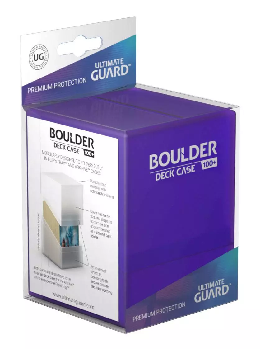 Ultimate Guard Boulder Deck Case 100+ Amethyst
