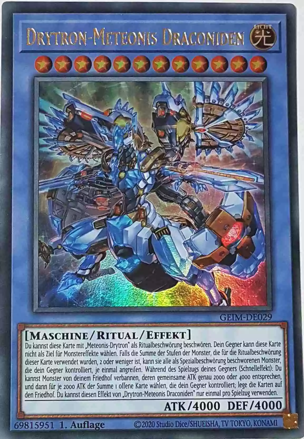 geim-de029-drytron-meteonis-draconiden-ultra-rare Drytron-Meteonis Draconiden GEIM-DE029 ist in Ultra Rare Yu-Gi-Oh Karte aus Genesis Impact 1. Auflage