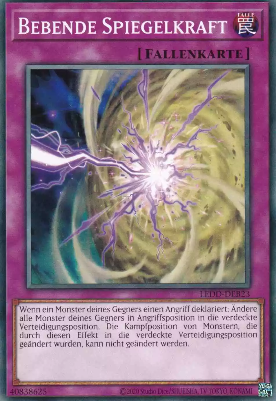 Bebende Spiegelkraft LEDD-DEB23 ist in Common Yu-Gi-Oh Karte aus Legendary Dragon Decks unlimitiert