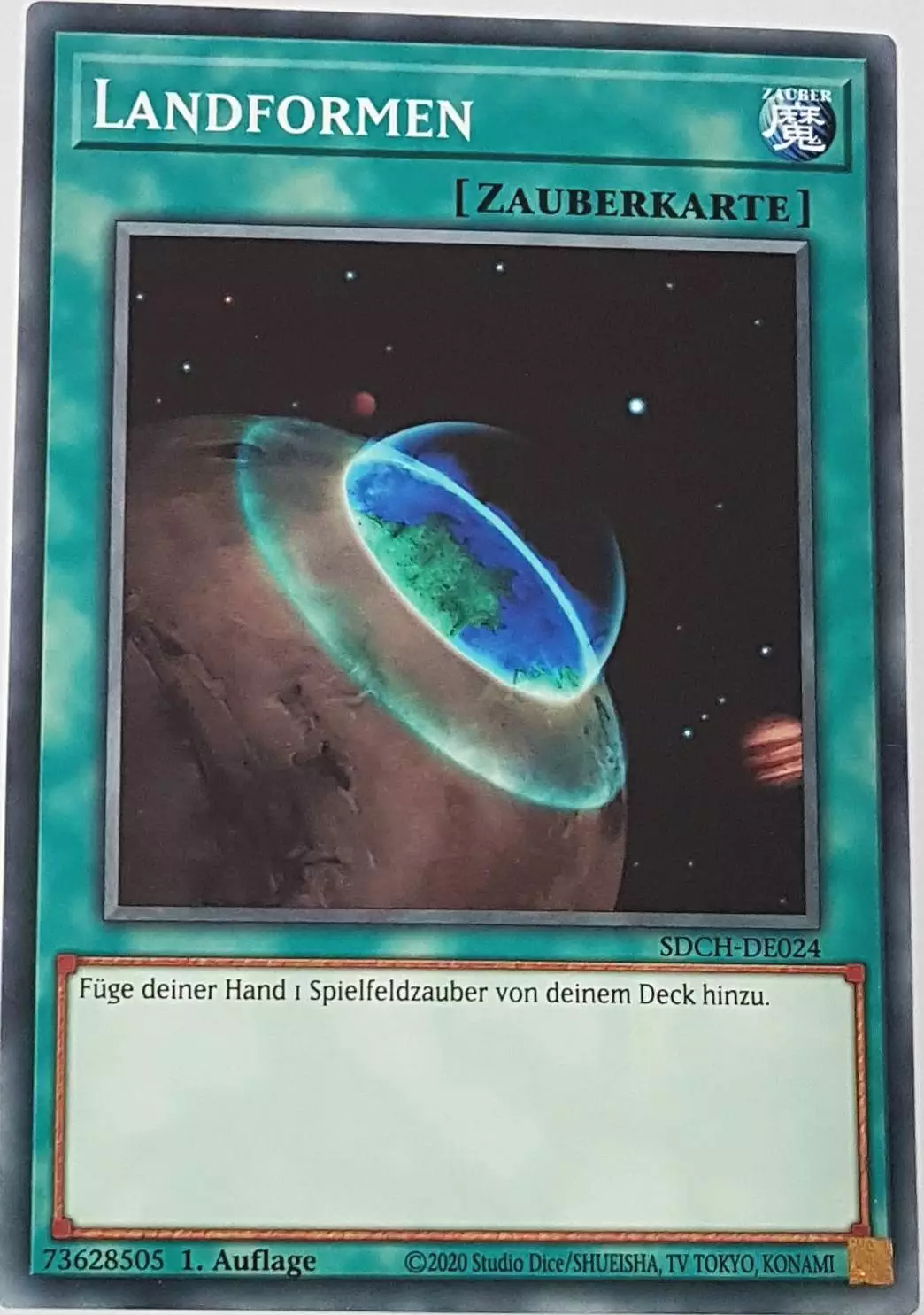 Landformen SDCH-DE024 ist in Common Yu-Gi-Oh Karte aus Spirit Charmers 1. Auflage