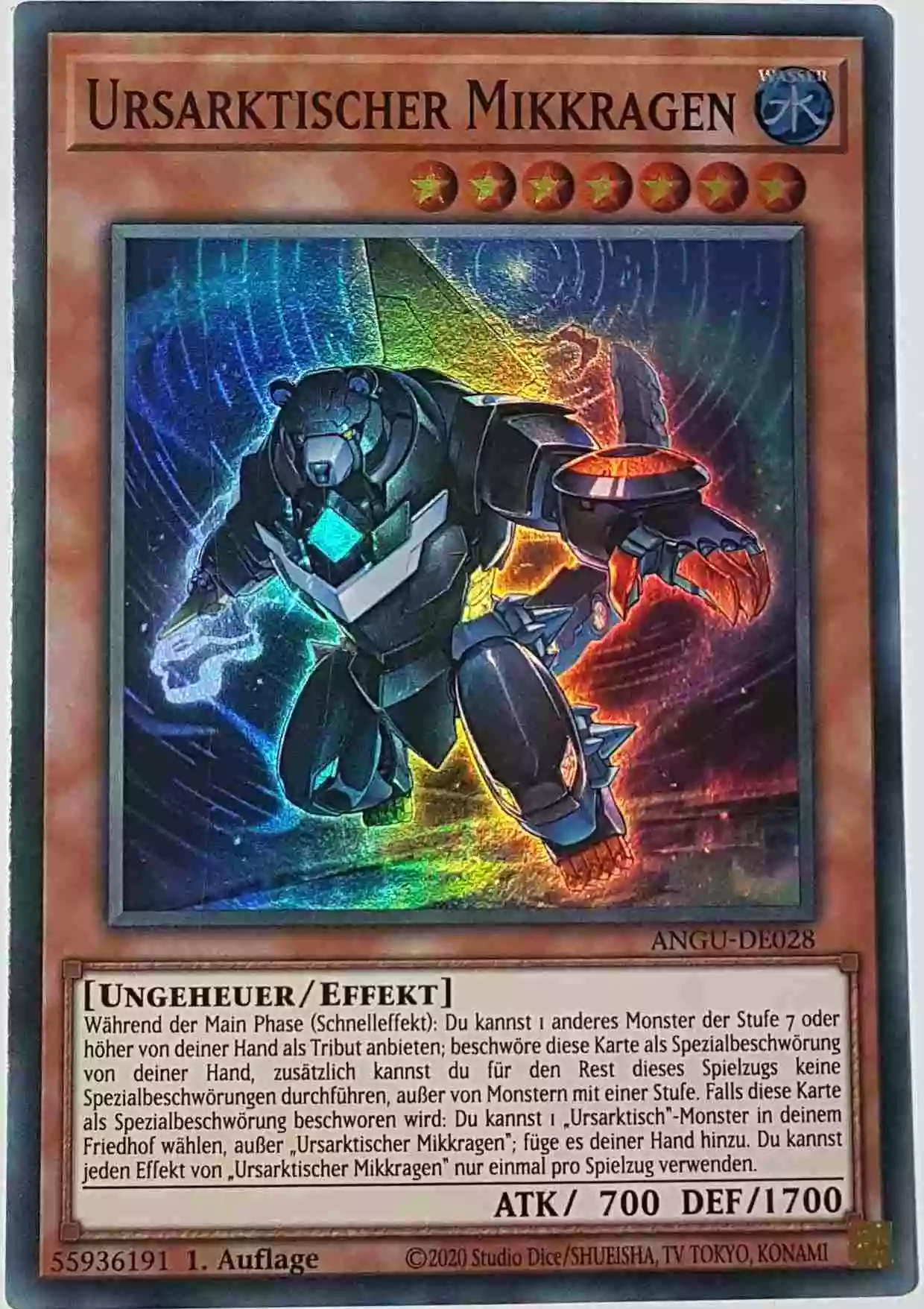 angu-de028-ursarktischer-mikkragen-super-rare-ancient-guardians Ursarktischer Mikkragen ANGU-DE028 ist in Super Rare Yu-Gi-Oh Karte aus Ancient Guardians 1.Auflage