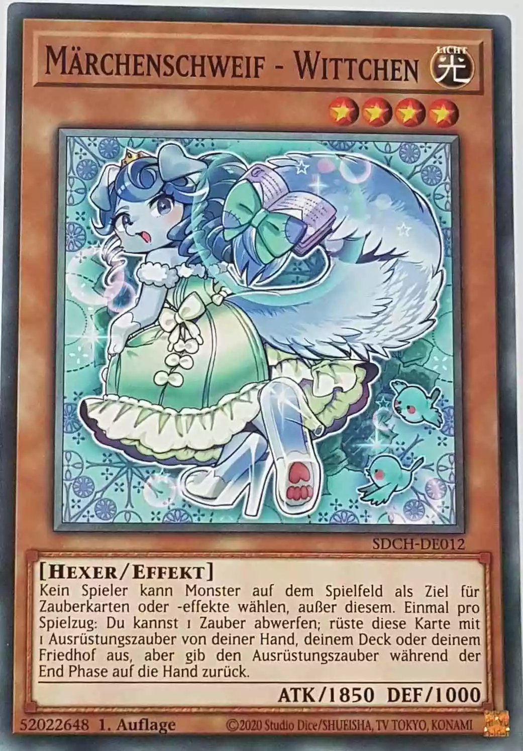 Märchenschweif - Wittchen SDCH-DE012 ist in Common Yu-Gi-Oh Karte aus Spirit Charmers 1. Auflage