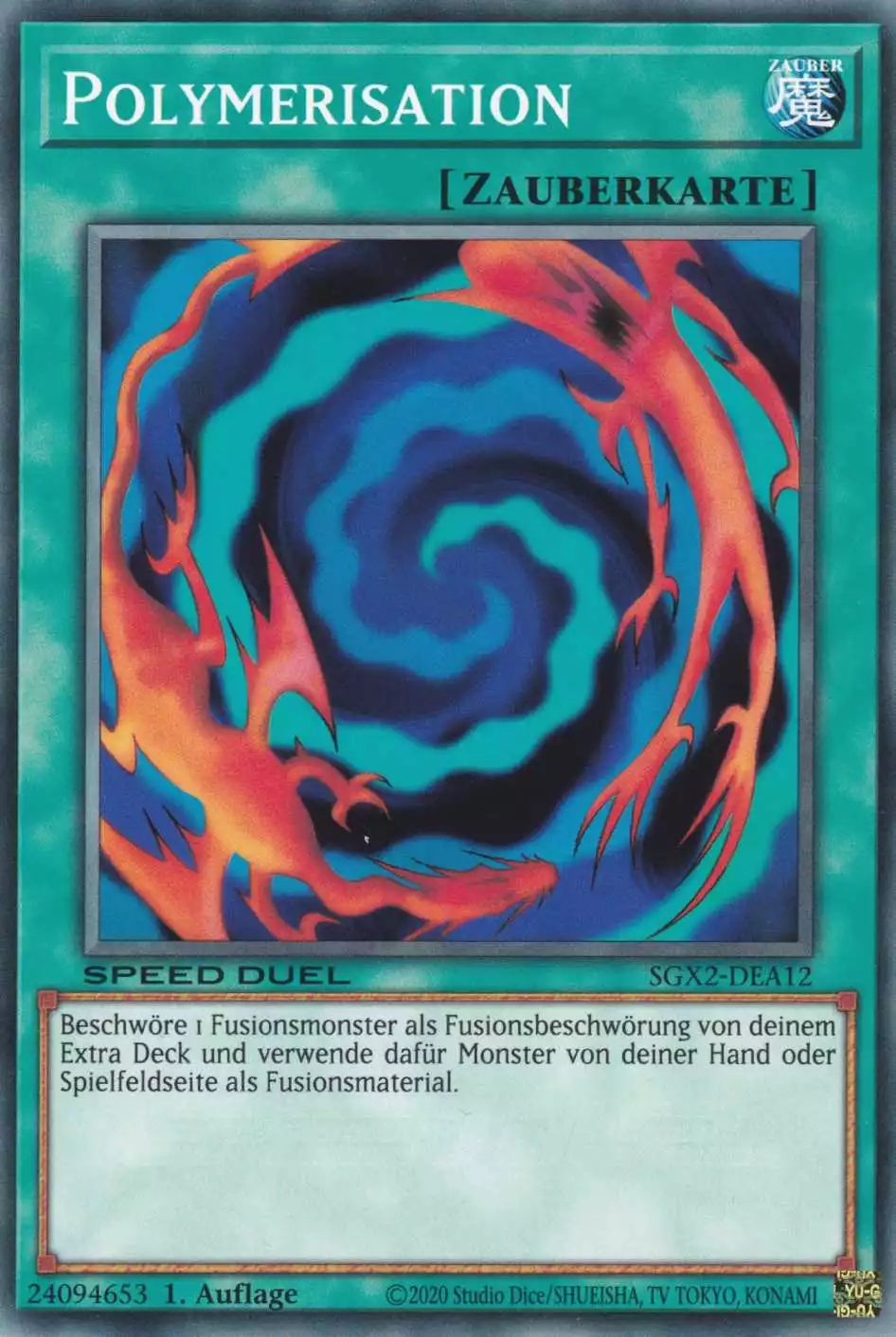 Polymerisation SGX2-DEA12 ist in Common Yu-Gi-Oh Karte aus Speed Duel GX: Midterm Paradox 1.Auflage