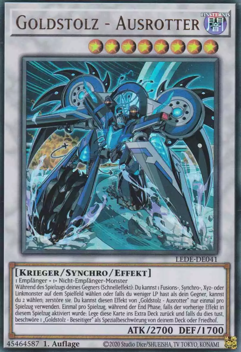 lede-de041-goldstolz-ausrotter-ultra-rare-legacy-of-destruction Goldstolz - Ausrotter LEDE-DE041 ist in Ultra Rare Yu-Gi-Oh Karte aus Legacy Of Destruction 1.Auflage
